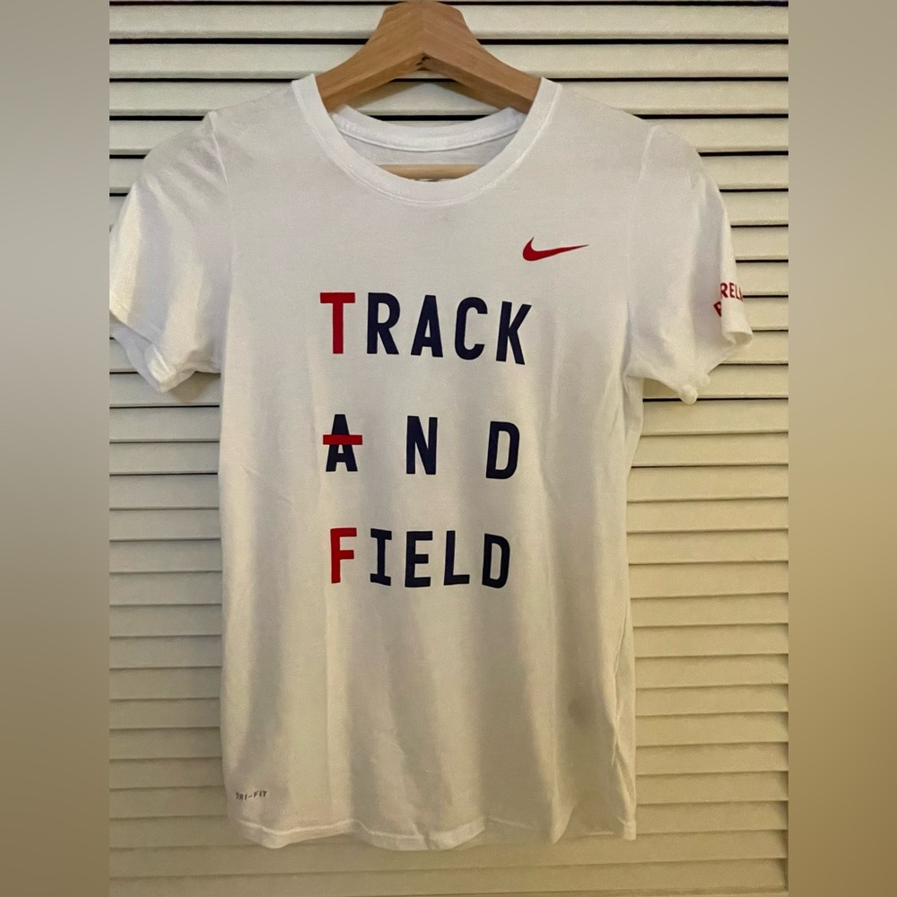 Nike White Track and Field T-Shirt - Penn Relays